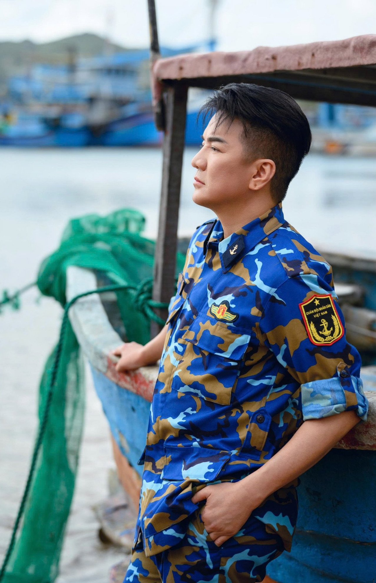 Ca sĩ ra MV ý nghĩa về người lính xa nhà trong dịp Tết.&nbsp;