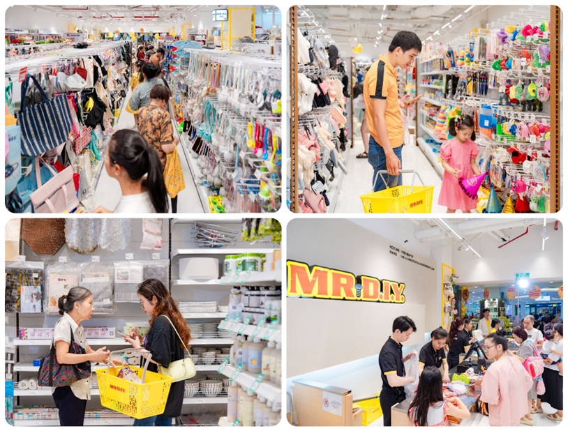 Không gian mua sắm rộng rãi, trật tự và được bố trí hợp lý, giúp khách hàng dễ dàng tìm kiếm và lựa chọn sản phẩm mình yêu thích.