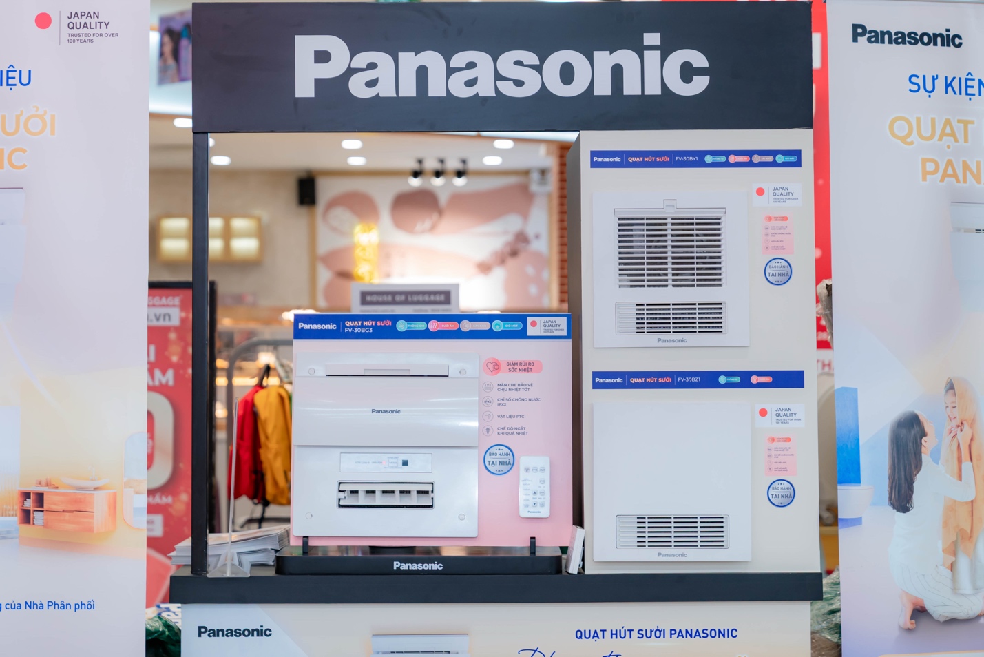 Quạt hút sưởi Panasonic tích hợp 4 chức năng sưởi ấm, thông gió, sấy khô và gió mát