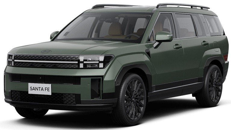 Honda CR-V G 2024 (trái)&nbsp;và Hyundai SantaFe Exlusive 2025 (phải)