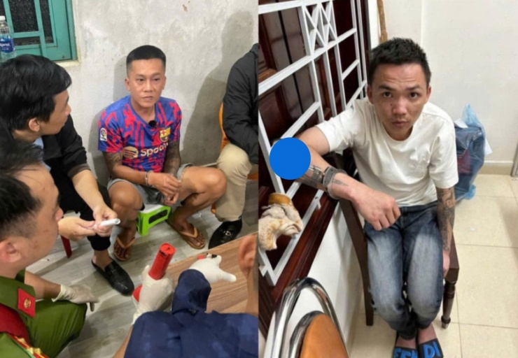 Hai đối tượng trong vụ cướp bị công an bắt giữ