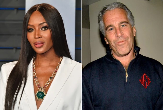 Naomi Campbell và Jeffrey Epstein. Ảnh: Patrick McMullan