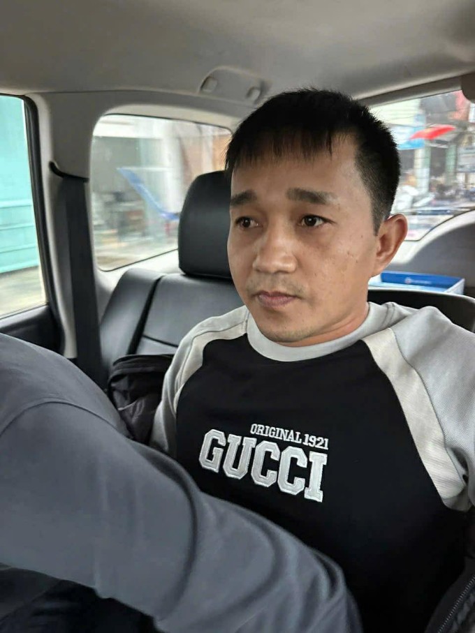 Lê Văn Ân lúc bị bắt. Ảnh: Cục Cảnh sát Hình sự