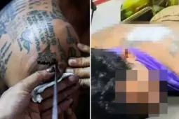 Xăm “bùa chú” rồi thử độ linh nghiệm, một người Thái Lan gặp hậu quả khó tin