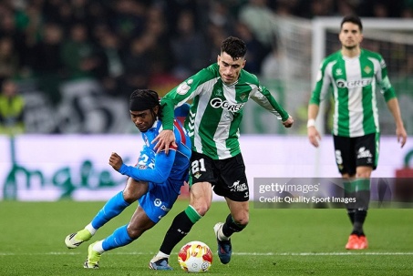 Video bóng đá Real Betis - Atletico Madrid: Tân binh lu mờ Antony, tưng bừng 5 sao (Cúp Nhà vua)