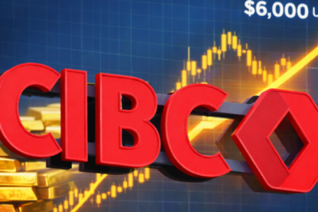Ngân hàng CIBC lạc quan về khả năng giá vàng đạt 6.000 USD