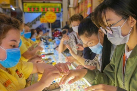 Cuối ngày 6-2, giá vàng miếng SJC, vàng nhẫn đồng loạt tăng