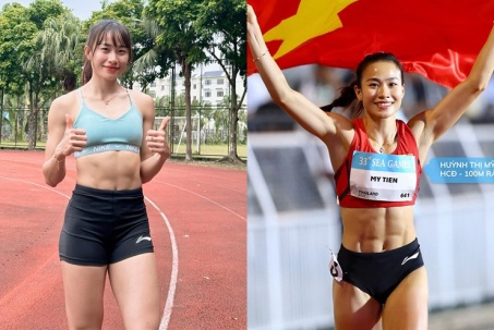 Hot girl điền kinh Mỹ Tiên bật mí bí quyết giữ cơ bụng 6 múi ngày Tết