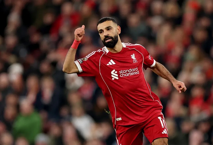Mohamed Salah đứng thứ 2 ngay sau Haaland