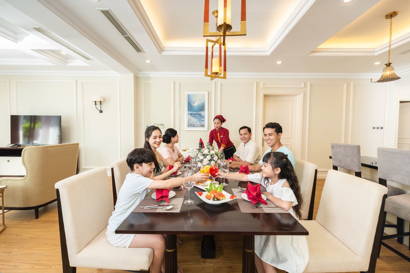 Không gian nghỉ dưỡng tiêu chuẩn 5 sao của hệ thống khách sạn Vinpearl trên đảo Hòn Tre