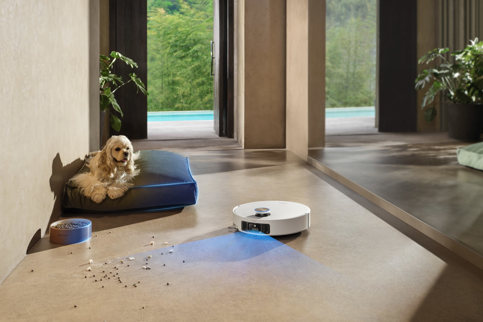 Robot của Dreame vừa vệ sinh vừa trông chừng thú cưng với hệ thống camera AI tích hợp