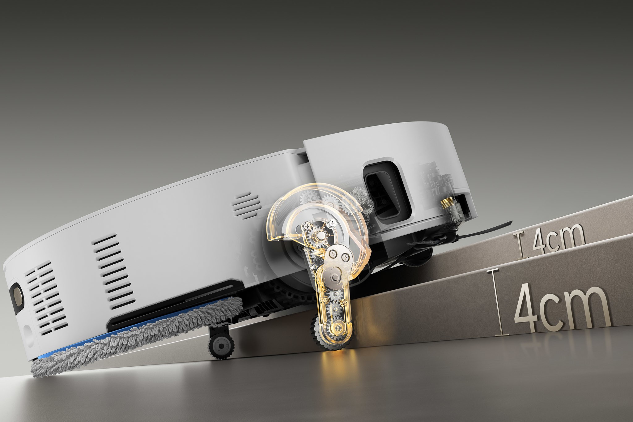 Khả năng leo cao vượt trội giúp robot Dreame đi tới nhiều nơi trong nhà dễ dàng