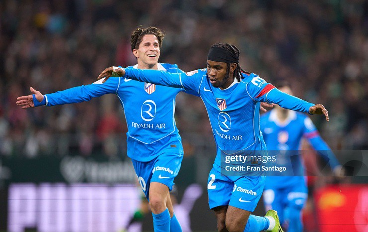 Lookman ghi bàn ngay trong trận ra mắt&nbsp;Atletico Madrid