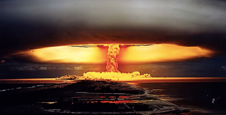 Vụ thử hạt nhân trên Thái Bình Dương năm 1971.