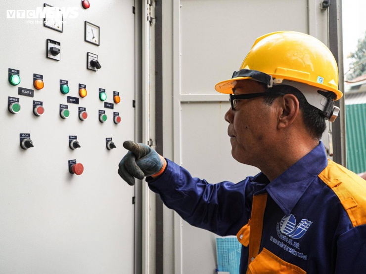 Mục sở thị hầm chống ngập 2.000 m³ dưới sân trường ở Hà Nội - 9