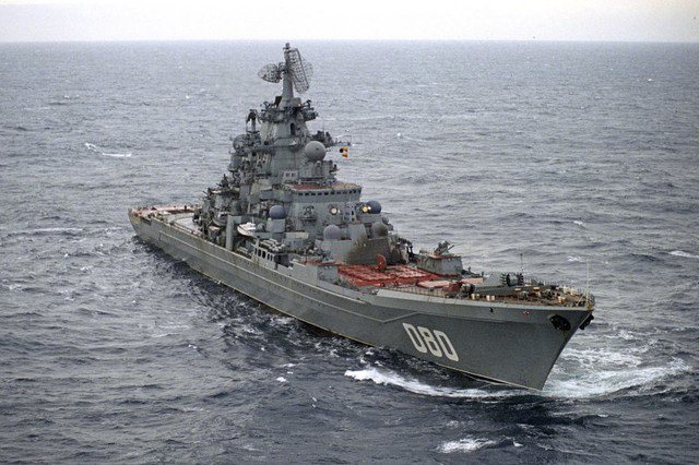 Tuần dương hạm hạt nhân Nga. (Nguồn: RIA Novosti)