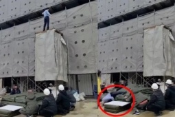 Diễn viên gặp nạn khi đóng thế cảnh rơi trên không