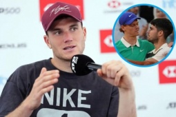 "Trai đẹp" tennis khổ sở vì cố đua với Alcaraz - Sinner, mơ lật đổ 2 siêu sao