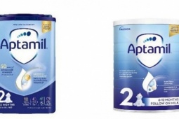 Thêm nhiều lô sữa Aptamil bị thu hồi