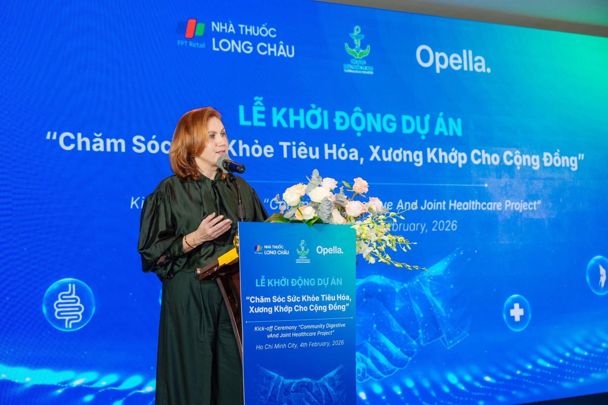 Bà Valentina Belcheva - Tổng Giám đốc Opella tại Việt Nam và Campuchia.