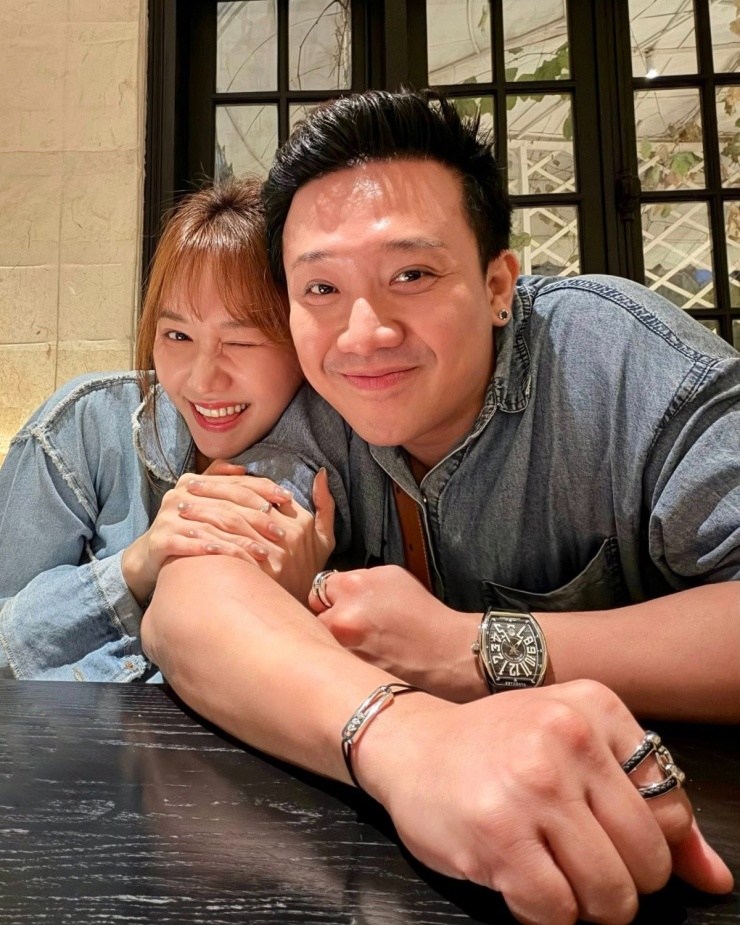 Ảnh sao 8/2: Trấn Thành mừng sinh nhật tuổi 39 bên Hari Won - 1