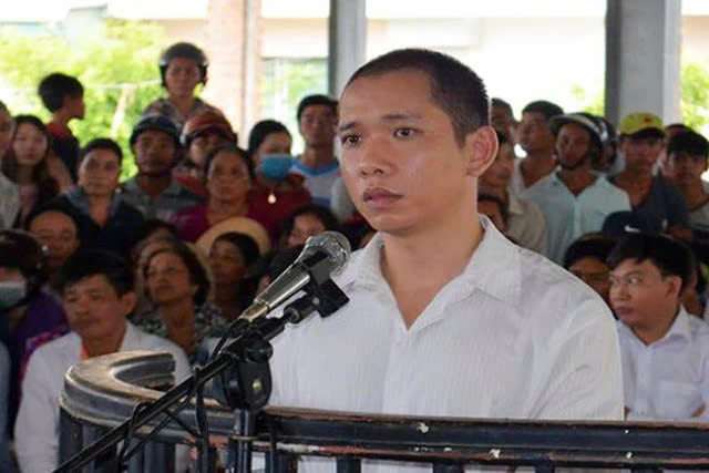 Kỹ sư Lê Lâm Hưng tại phiên tòa xét xử.&nbsp;