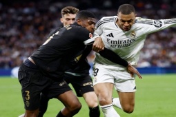 Trực tiếp bóng đá Valencia - Real Madrid: Chờ Mbappe tỏa sáng (La Liga)