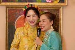 Giáng My đãi tiệc tất niên 100 khách tại biệt thự 1.000 m2