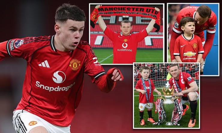 Con trai Rooney được đồn đoán sắp lên đội 1 MU,&nbsp;hưởng mức lương 50.000 bảng/năm