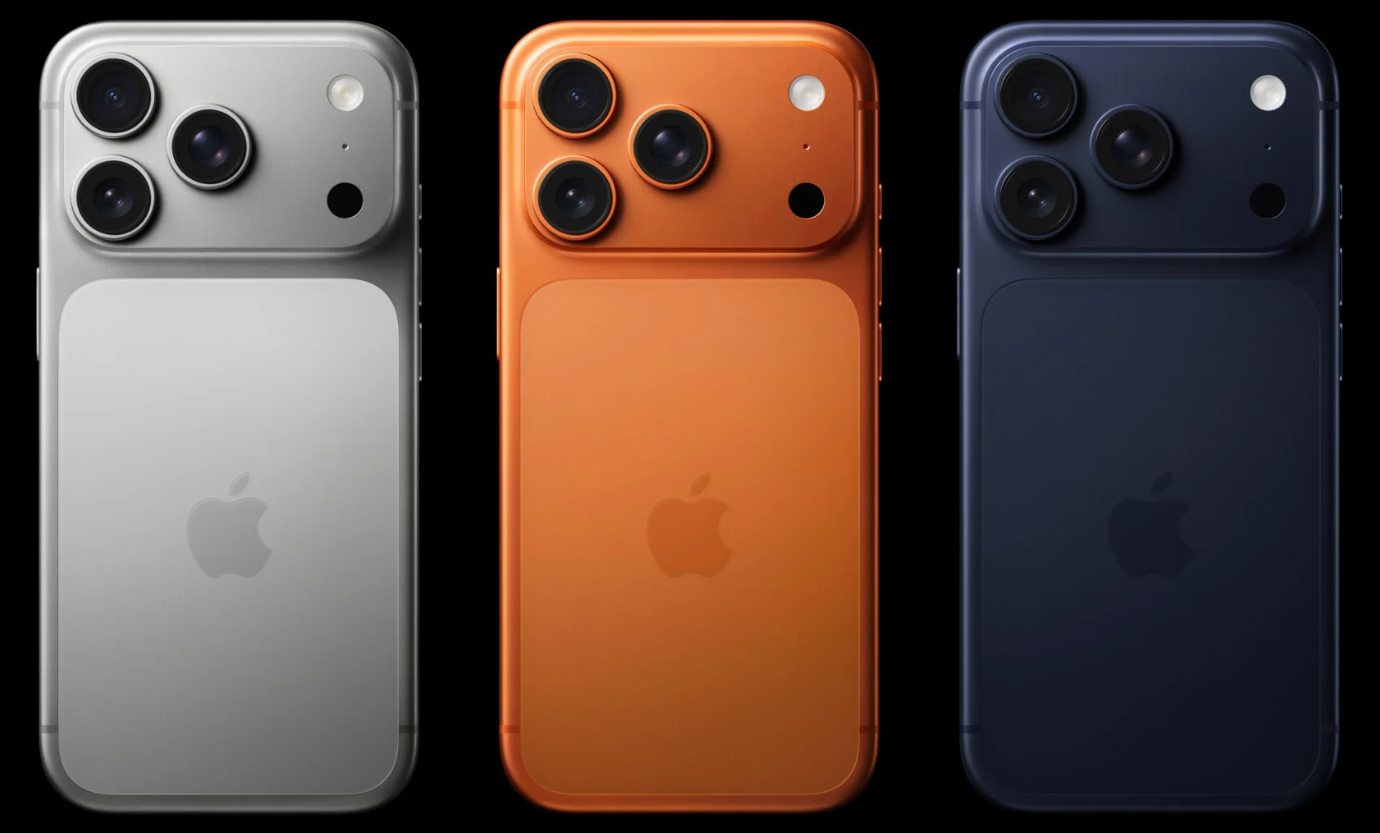 3 màu cực đẹp của iPhone 17 Pro Max.