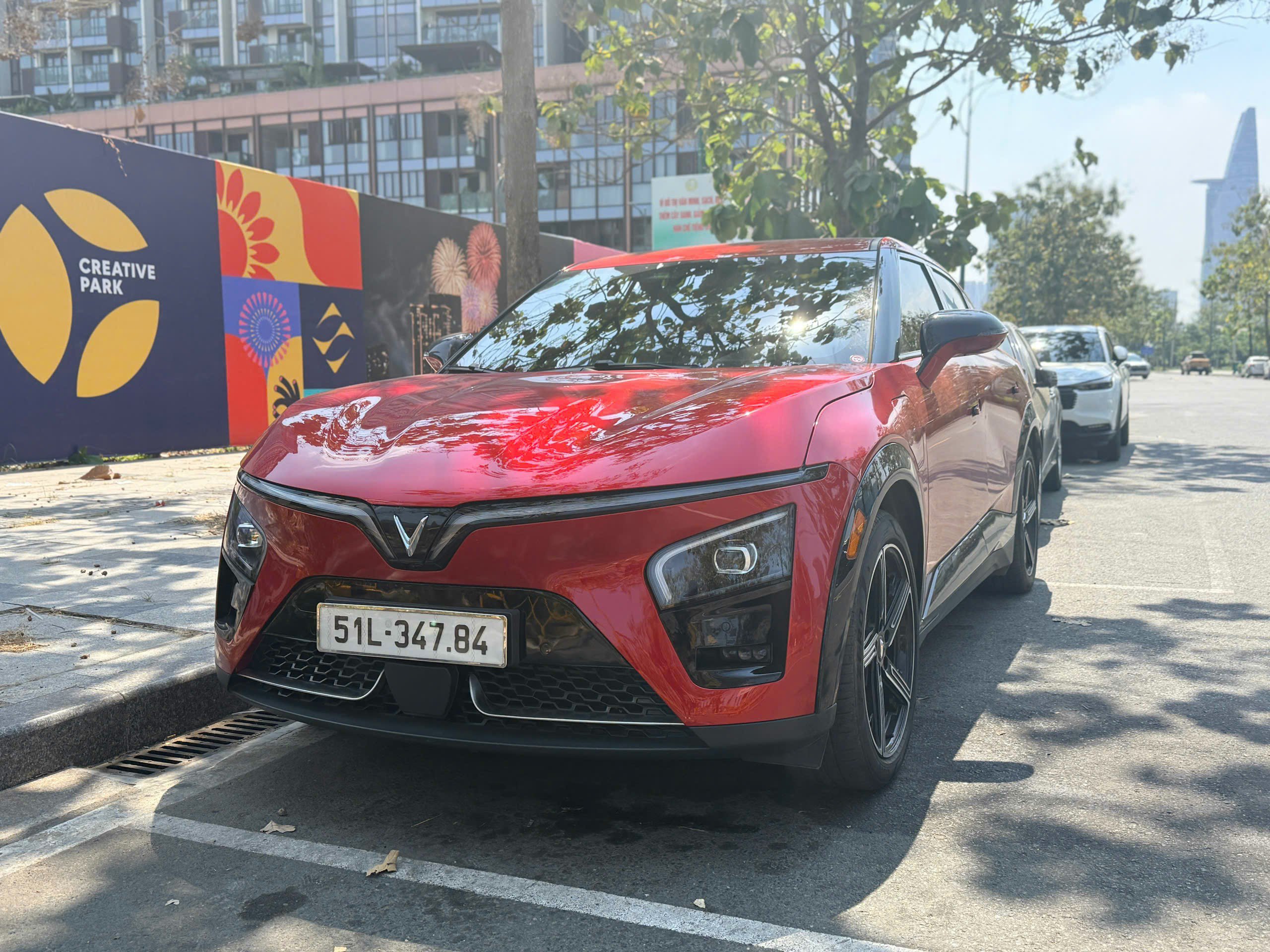 VinFast VF 7 ra mắt công chúng toàn cầu trong khuôn khổ của triển lãm điện tử tiêu dùng CES 2022.