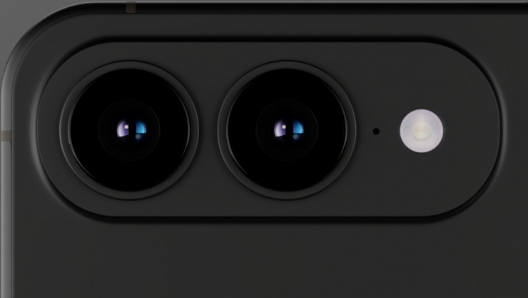 Phần gờ camera của iPhone Fold được cho là có màu đen, bất kể màu sắc của phần còn lại của thiết bị. Ảnh: AppleInsider