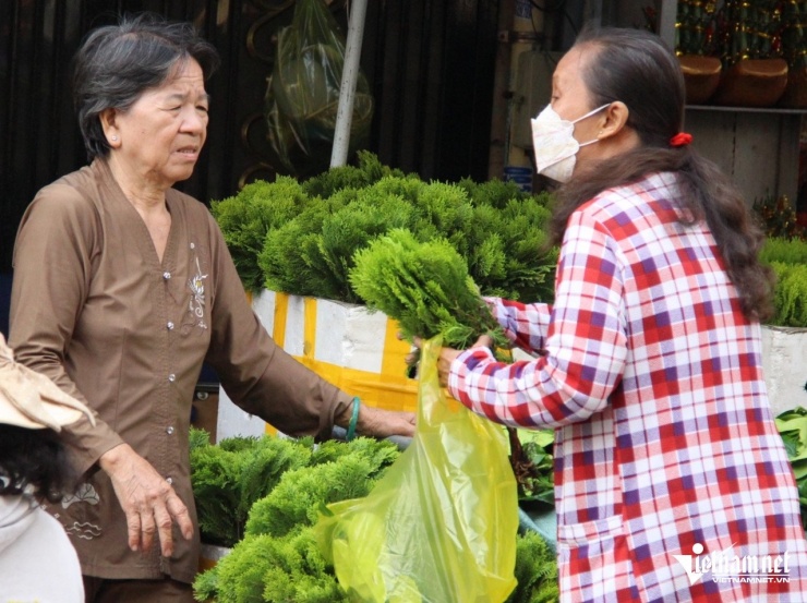 Nhiều người ở TPHCM tìm mua loại lá đặc biệt để ‘xả xui’, đón may mắn dịp Tết - 1