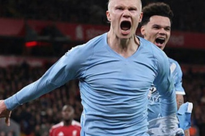 Hạ Liverpool, cả Haaland lẫn Man City cùng đi vào lịch sử