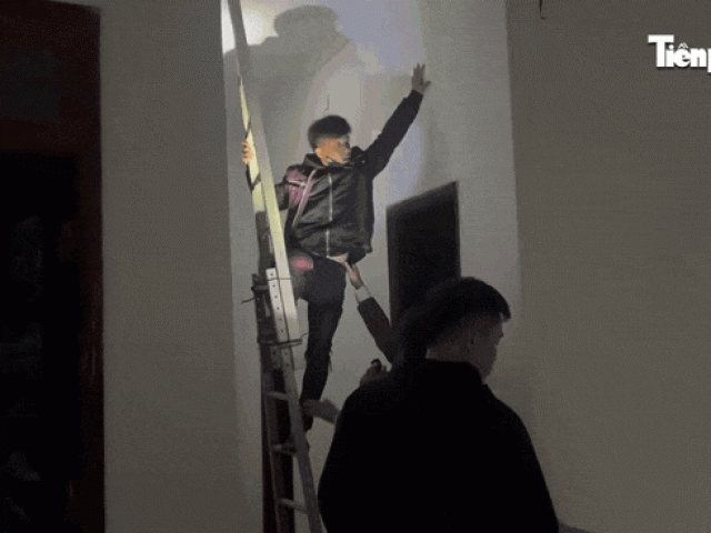 Nhóm đối tượng rượt chém nhau trên đường rồi trèo lên tầng 3 cố thủ khi bị vây bắt