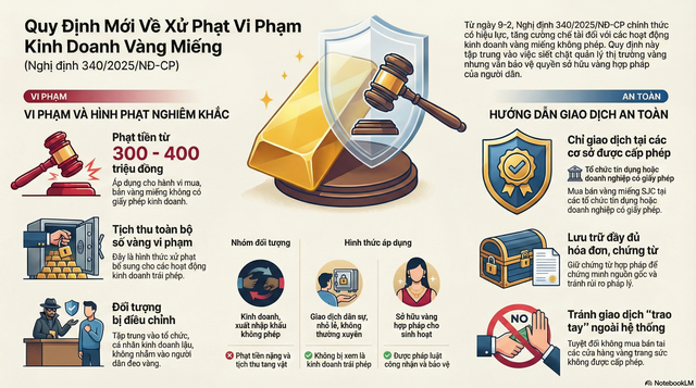 Từ hôm nay 9-2, những vi phạm nào sẽ bị tịch thu vàng? - 2