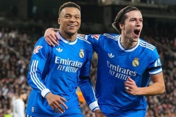 Nóng bảng xếp hạng La Liga: Real Madrid đeo bám Barcelona, đội Antony ghìm chân Atletico