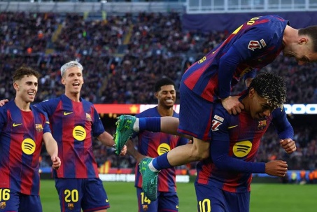 Barca có cửa ăn 4 như Arsenal, nhắm mốc 100 bàn trước Atletico