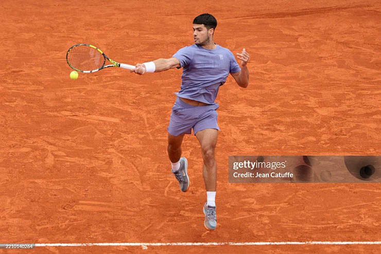 Alcaraz chơi đầy ấn tượng ở Roland Garros năm ngoái