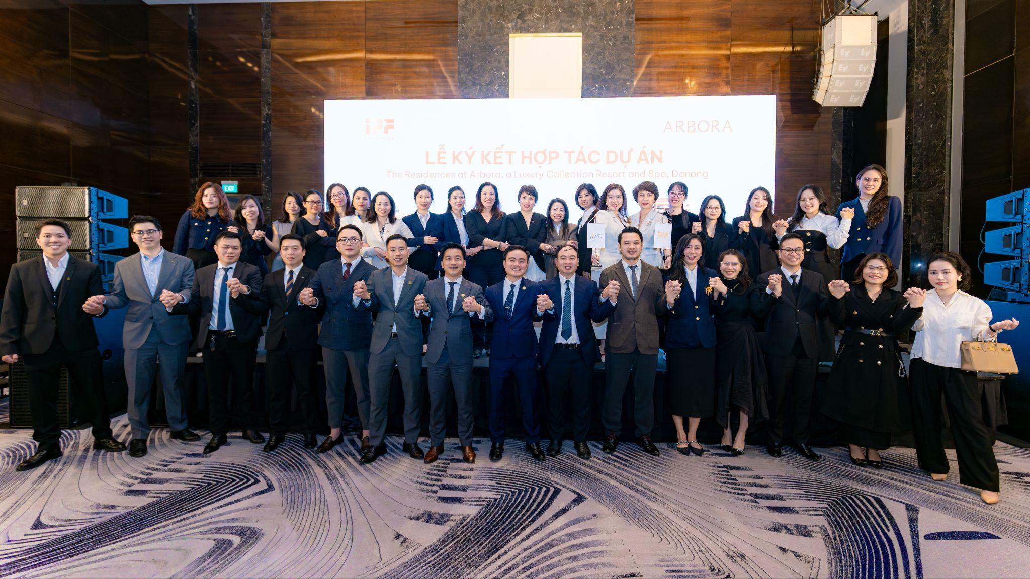 Đại diện Sky Realty tại sự kiện ký kết phân phối độc quyền dự án The Residences at Arbora.