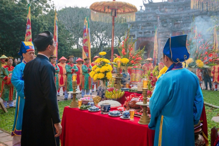 Trung tâm Bảo tồn Di tích Cố đô Huế tổ chức lễ dựng nêu&nbsp;(Thướng tiêu).