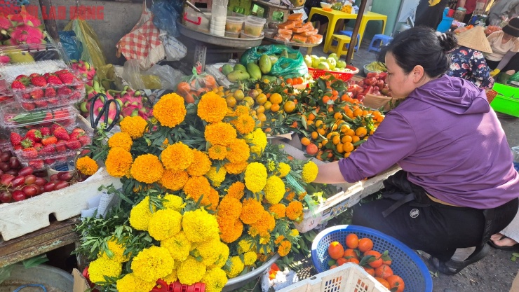 Hoa, trái cây chợ Tân Định