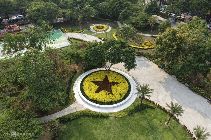 Diện mạo các khu 'đất vàng' bỏ hoang thành công viên dịp Tết - 16