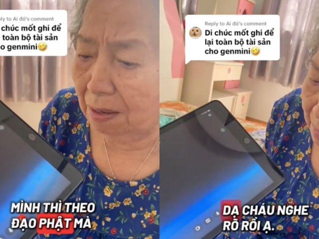 Clip cụ bà cảm ơn AI nói chuyện với mình gây xót xa về nỗi cô đơn của người già