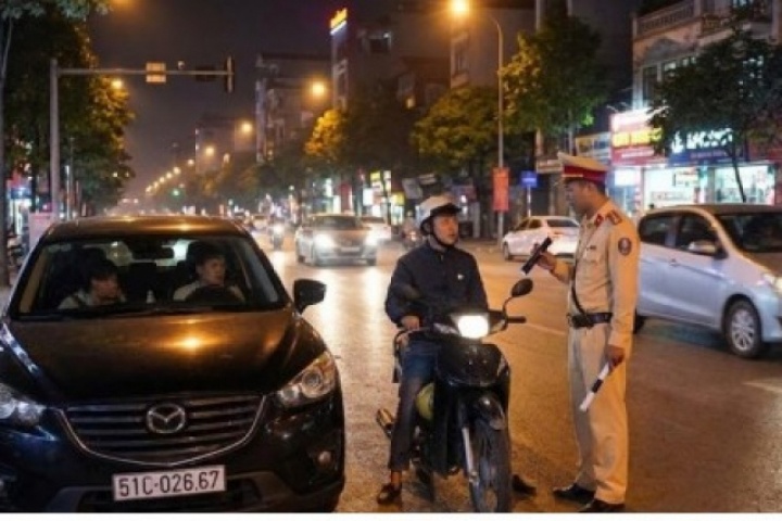 Quên bật đèn xe sau 18h có thể bị phạt tới 14 triệu đồng