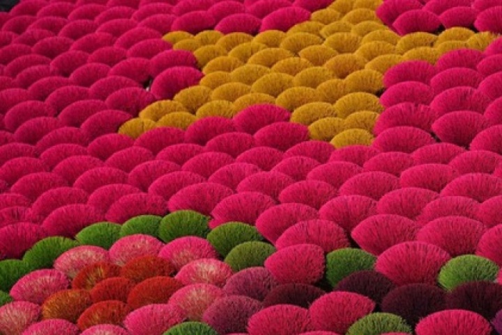 Sắc Tết rực rỡ tại làng hương Quảng Phú Cầu