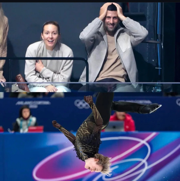 Djokovic và vợ không tin vào những gì họ chứng kiến