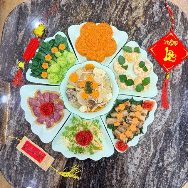 Bà xã NSND Công Lý dọn mâm cúng ông Táo cực đẹp mắt, cầu mong bình an cho gia đình - 2