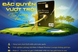 Thẻ Nam A Bank Happy Golf tung chính sách ưu đãi mới nhân dịp tết