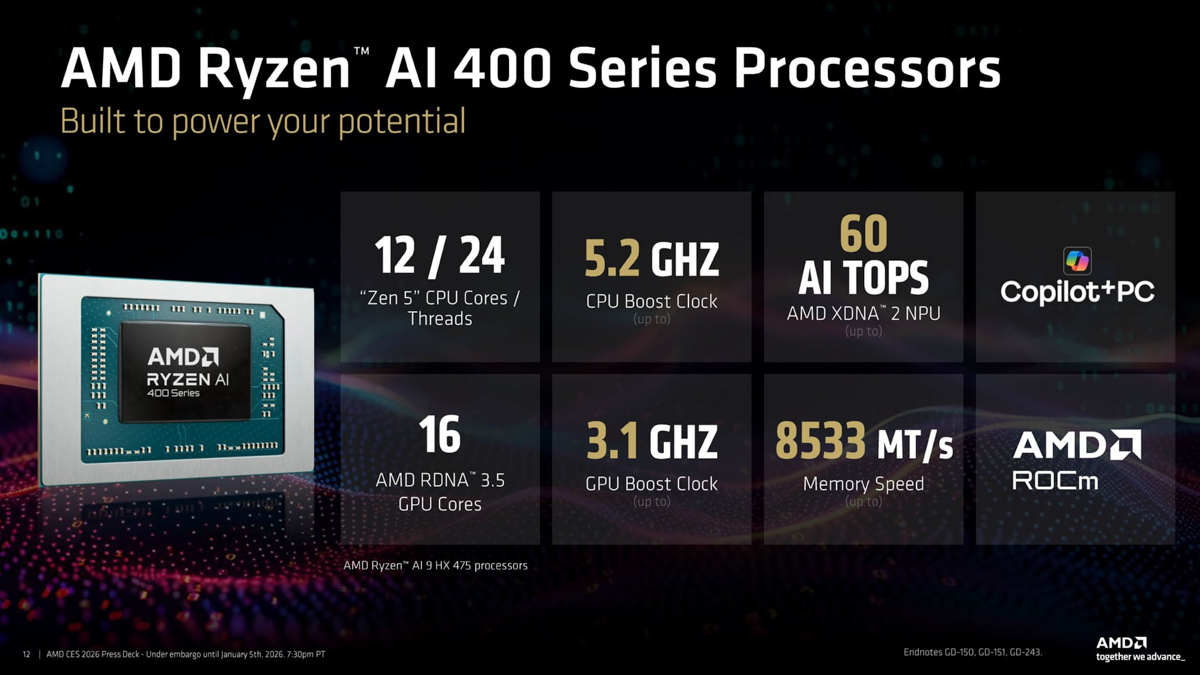 Giữa ma trận Laptop AI: AMD Ryzen™ AI 400 Series vụt sáng - 2